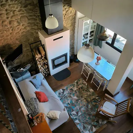 Charming Rustic Duplex Penthouse Apartamento Ribes De Freser