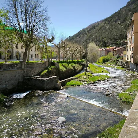 Charming Rustic Duplex Penthouse Apartment Ribes De Freser